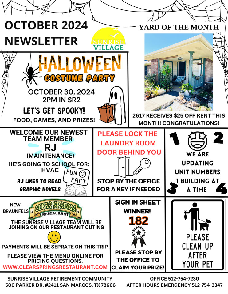 October 2024 Newsletter