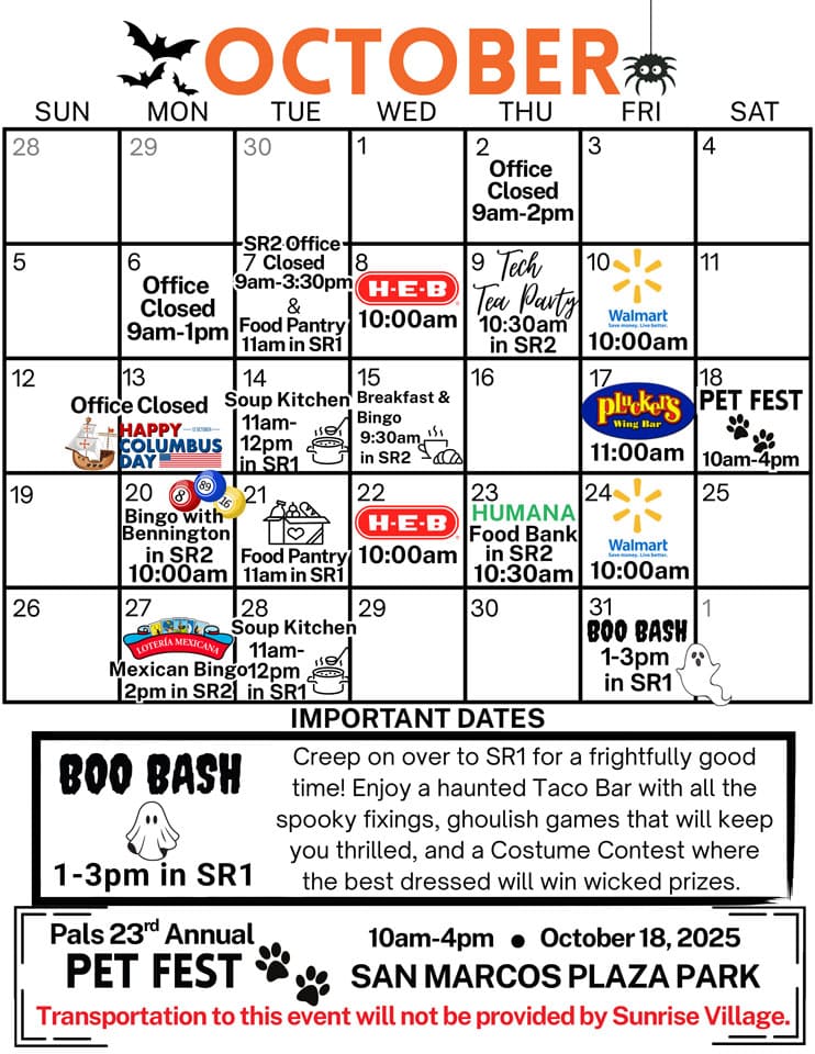 October 2025 Calendar