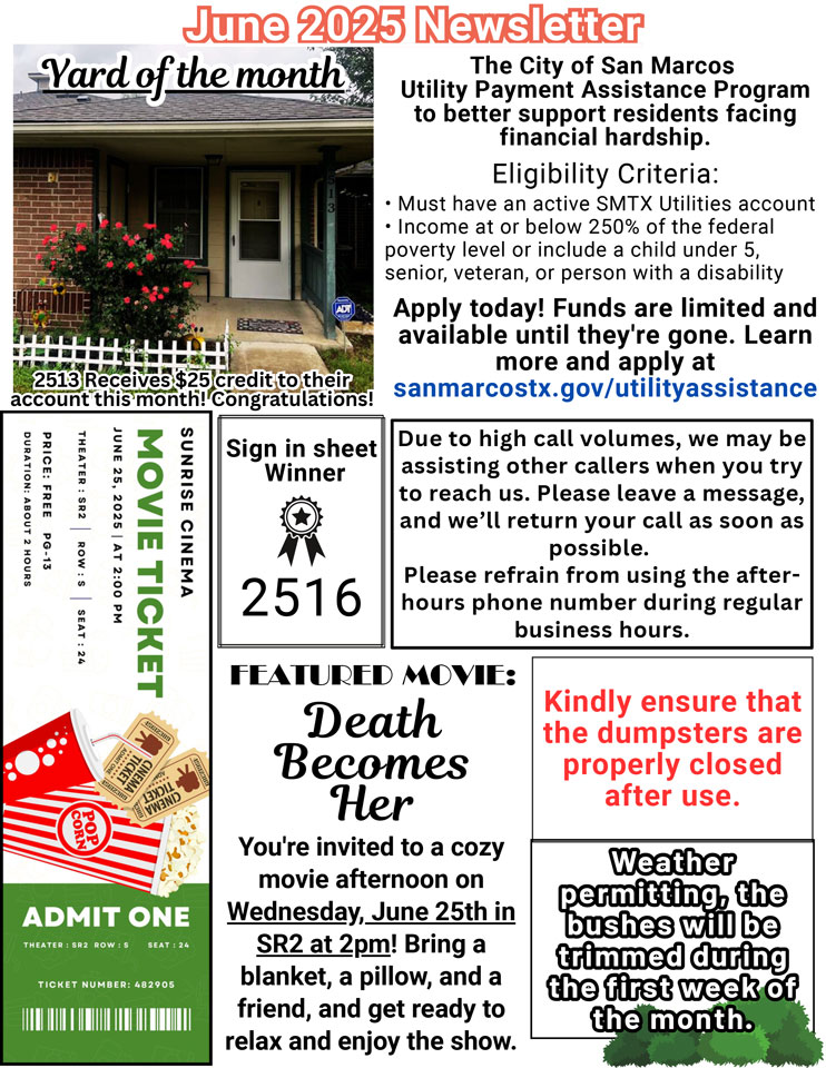 June 2025 Newsletter