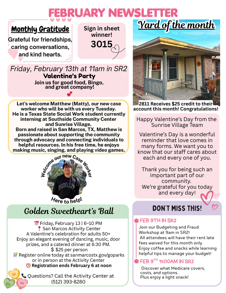 February 2026 Newsletter